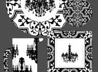 LF-Chandelier B & W